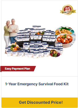 4Patriots One-Year Emergency Survival Food Supply