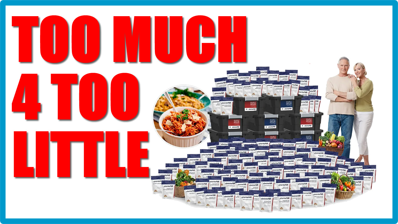 4Patriots 1-Year Emergency Food Supply Review + Consumer Reports and Cost