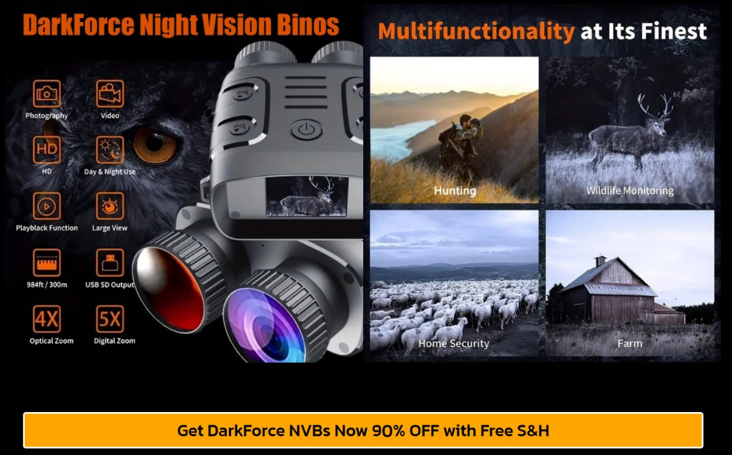 Dark Force Night Vision Binoculars Review: Tactical Vision for a Steal